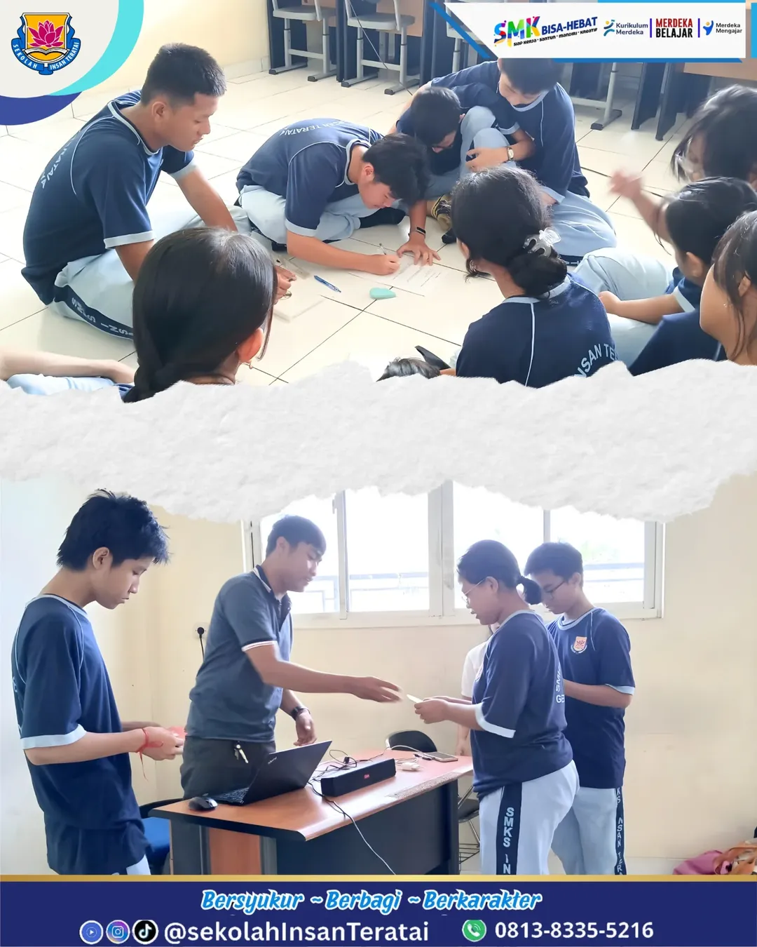 kegiatan Kelas Integrasi SMK INSAN TERATAI Dengan tema “Inovasi Produk Olahan Susu Sapi”